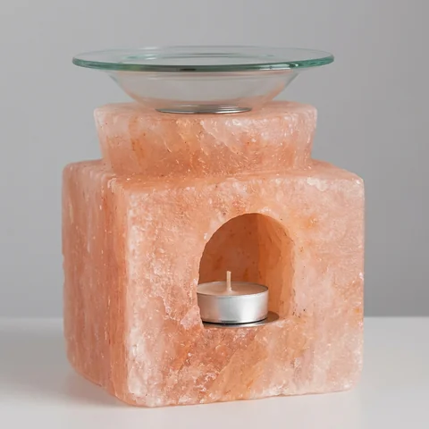 Glass Burner with Cube Candle