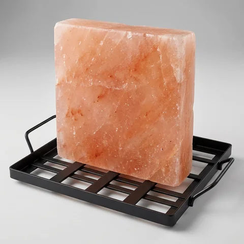 Salt Tile with Metal Iron Holder (Style 2)