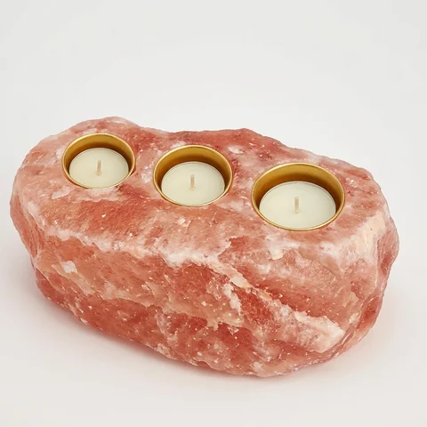 Three Holes Natural Candle