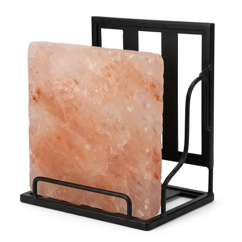 Salt Tile with Stainless Steel Holder (Style 1), view 2