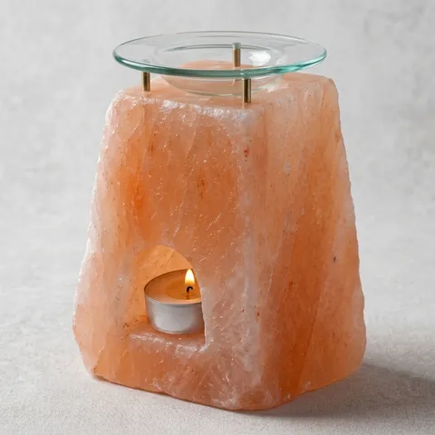 Glass Burner Cube Candle (Style 1), view 2