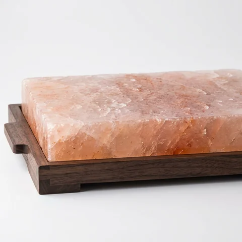 Salt Tile with Wood Holder (Style 1)