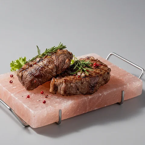 Salt Tile with Metal Iron Holder (Style 3)