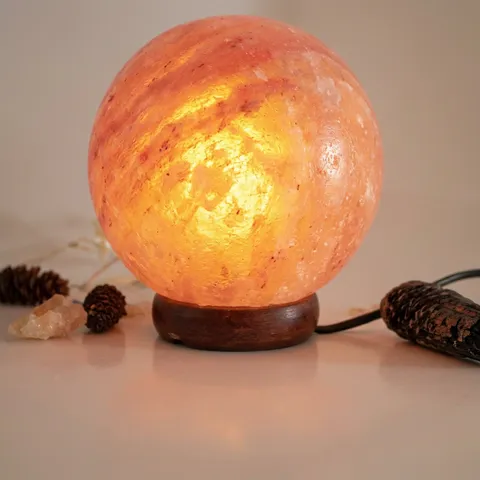 Sphere Salt Lamp, view 2
