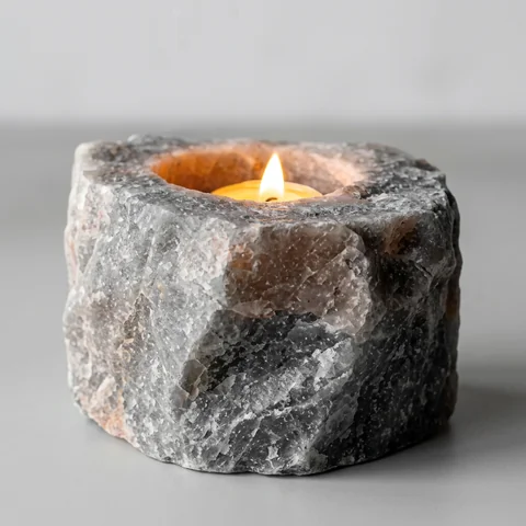 One Hole Natural Candle