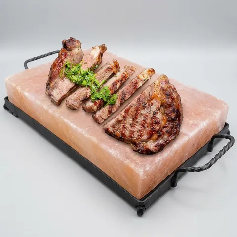Salt Tile with Metal Iron Holder (Style 4), view 2