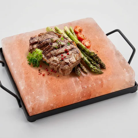 Salt Tile with Metal Iron Holder (Style 1)