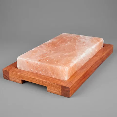 Salt Tile with Wood Holder (Style 2)