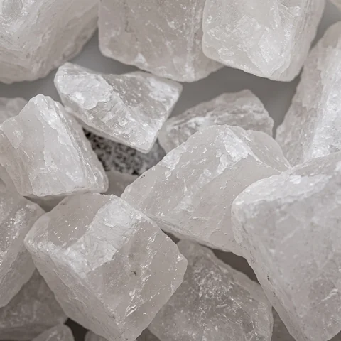 White Salt Rock Lumps