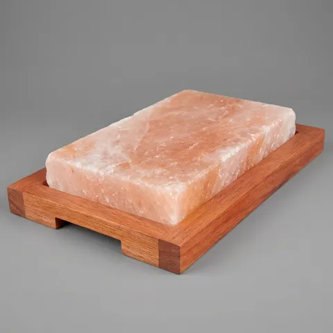 Salt Tile with Wood Holder (Style 2), view 2
