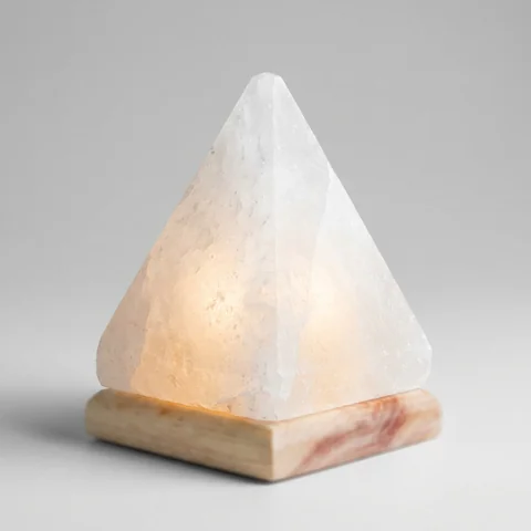 Pyramid Salt Lamp