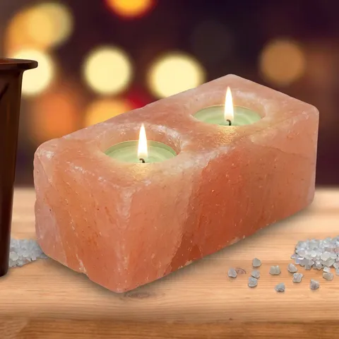 Square Two Hole Candle, view 2