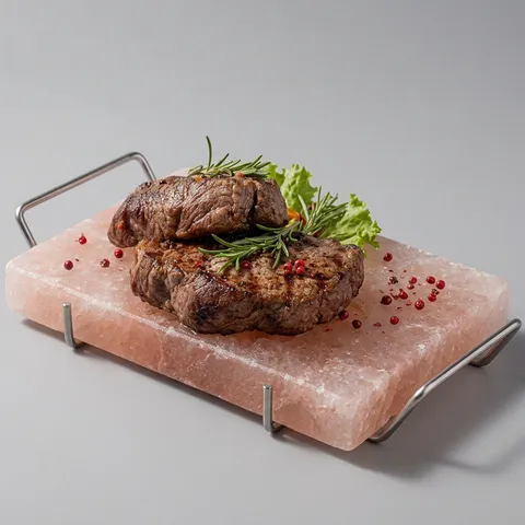 Salt Tile with Metal Iron Holder (Style 3), view 2
