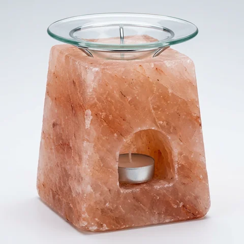 Cube Candle with Glass Burner