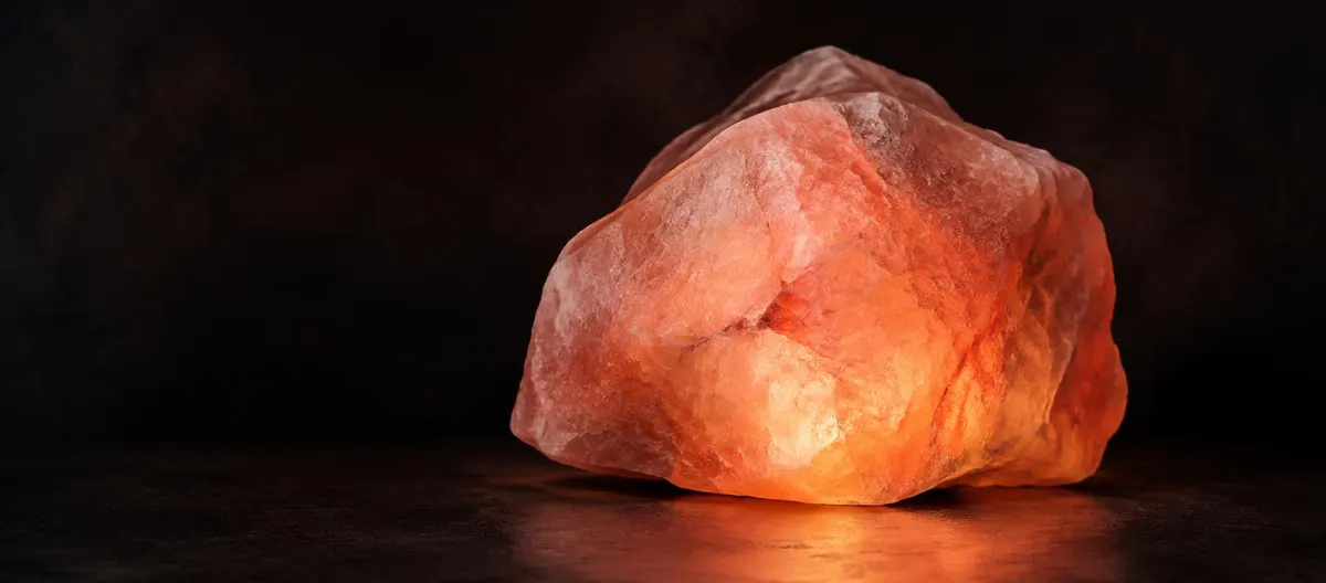 Natural salt boulder